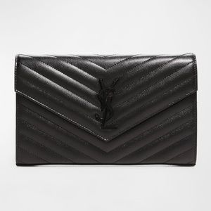 🔥YSL MATELASSÉ CHAIN WALLET